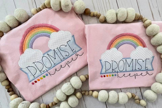 Applique - Promise Keeper - Pink Shirt