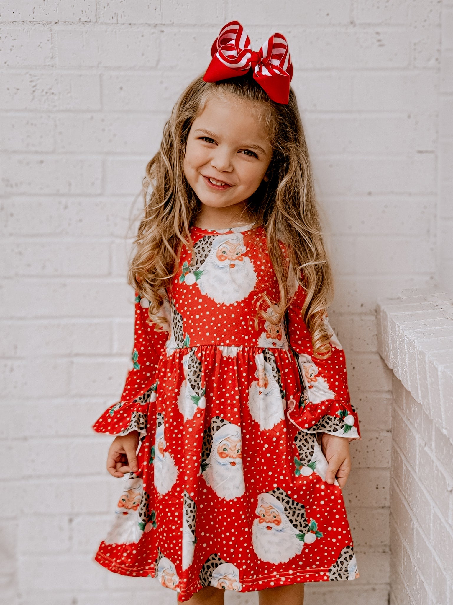 Vintage Santa Dress 6/12 M