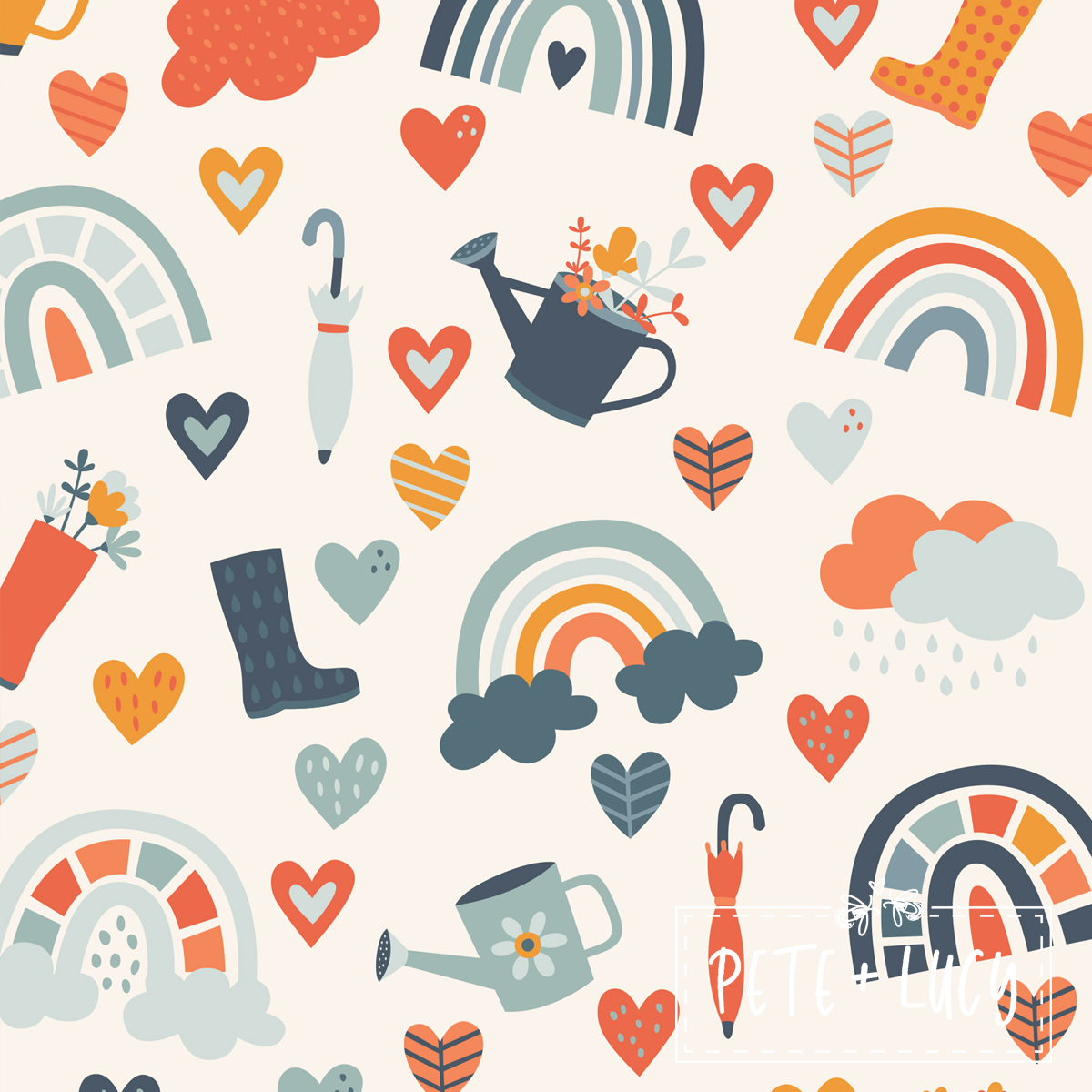 April Showers 2 pc Capri Set