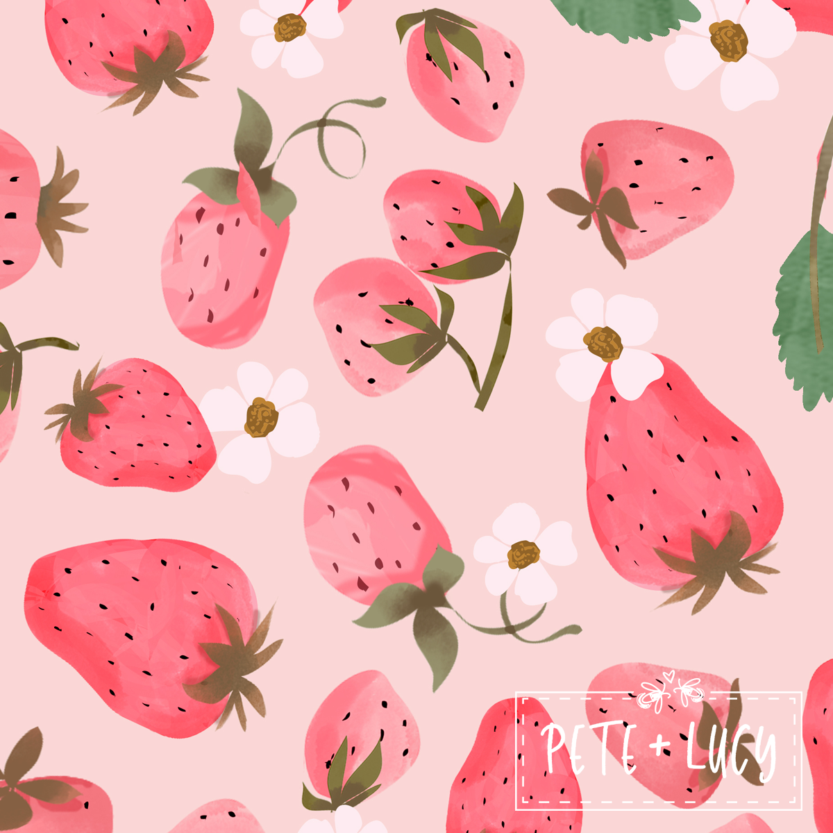 Strawberry Picnic - 2 pc Capri Set