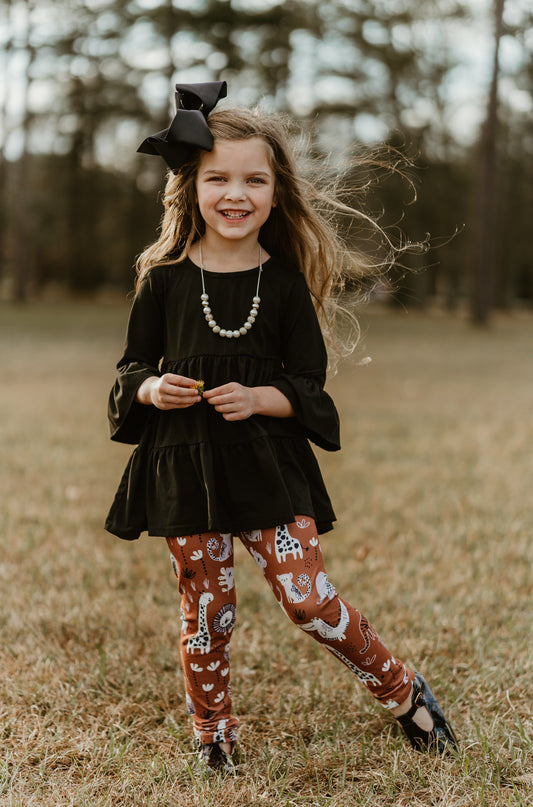 Zoo Fun * 2 pc Set and Deluxe Bow