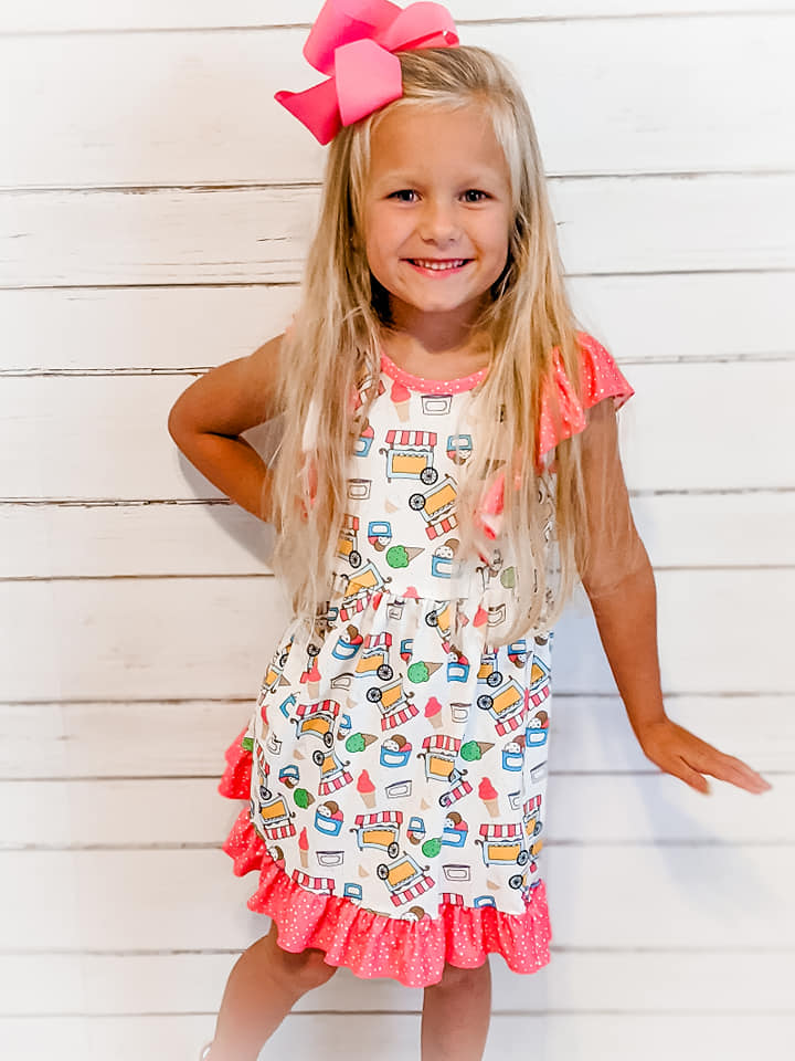 Ice Cream Party - Dress 6/6x Ice Cream Party - Dress 6/6x
