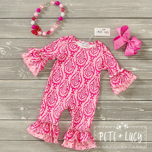 Pink Moroccan * Romper