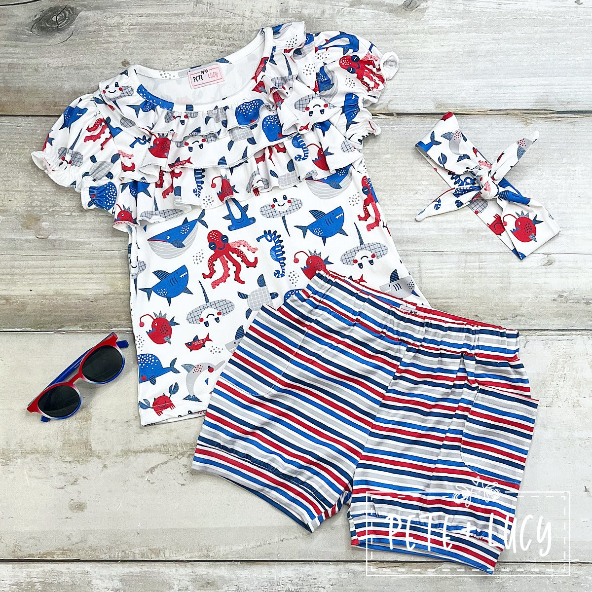 Summer Sea Life * 2 pc Set