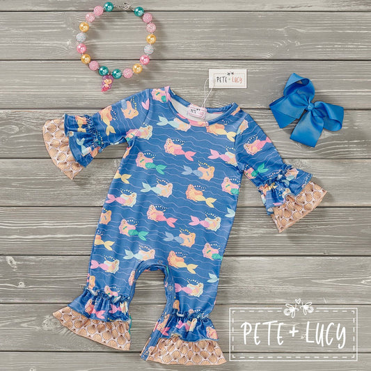 Mermaid with Shells * Romper