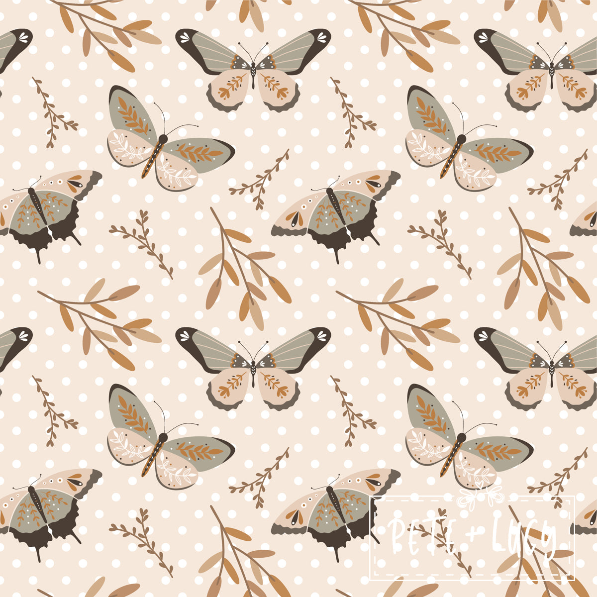 Fall Butterflies * 2 pc Set