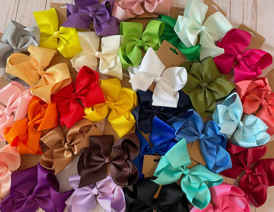 Solid Color Bows