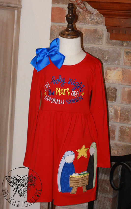 Applique Nativity * Dress