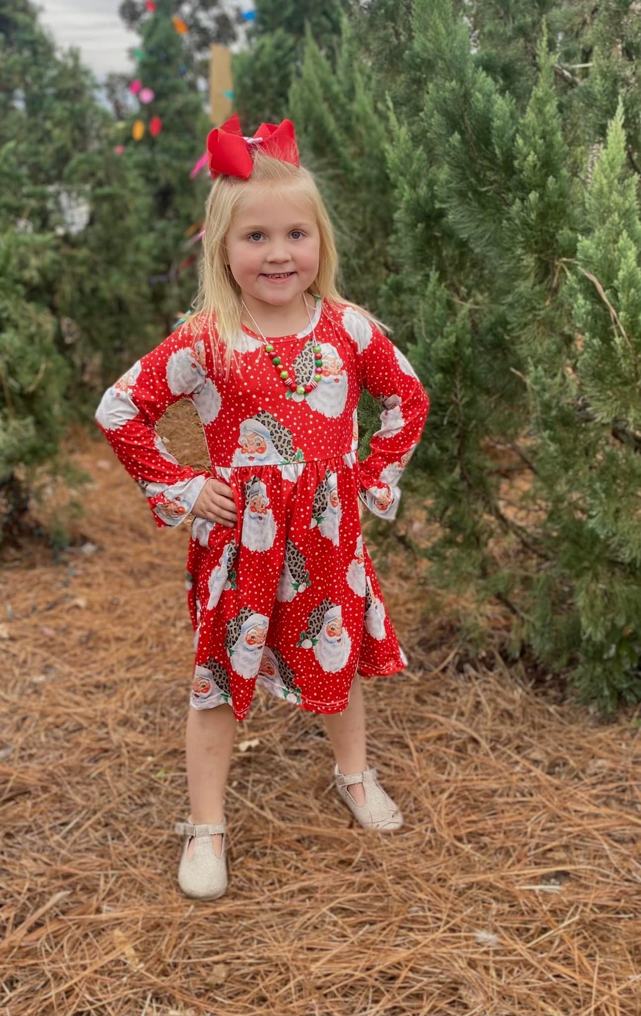 Vintage Santa Dress 6/12 M Vintage Santa Dress 6/12 M