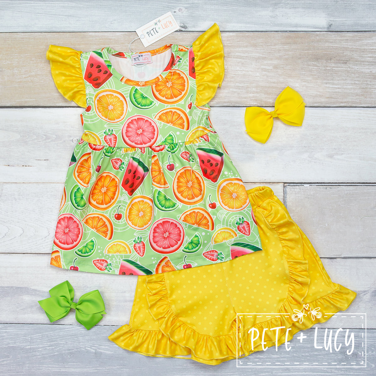 Fruitful Sun - 2 pc Short Set