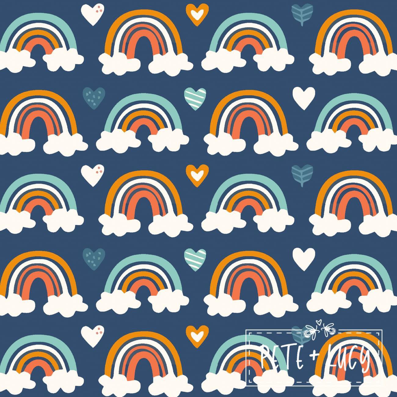 Rainbows with Clouds * Romper