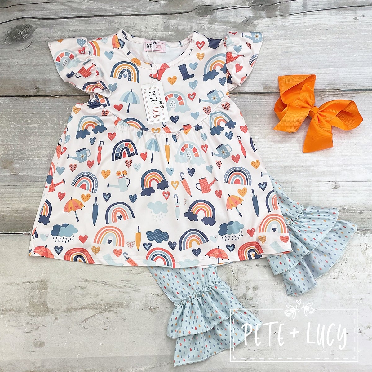 April Showers 2 pc Capri Set