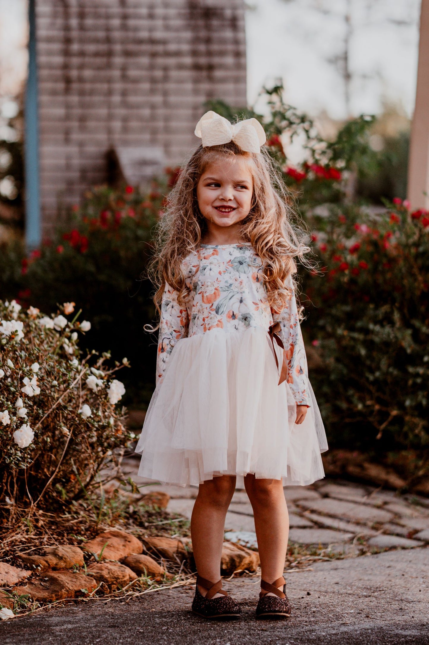 Fancy Fall Pumpkin - Tulle Dress