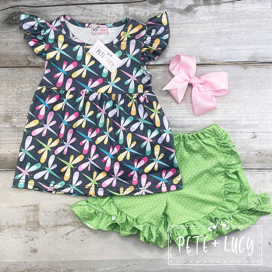 Dreaming of Dragonflies - 2 pc Short Set