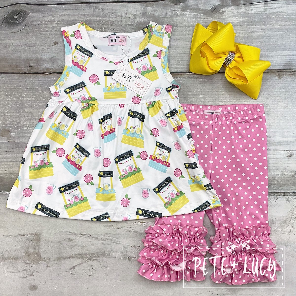 Lemonade Stand - 2 pc Capri Set