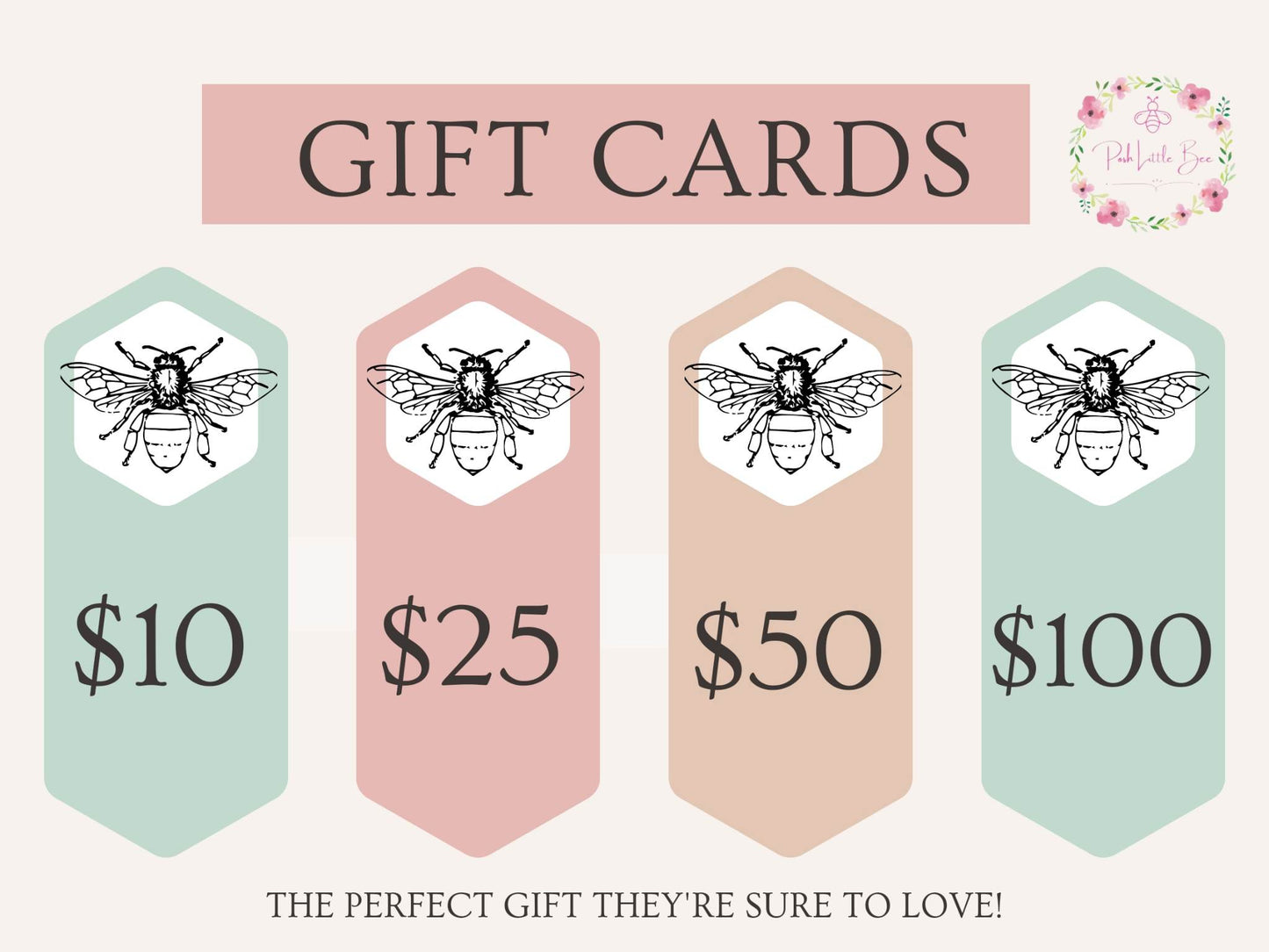 Posh Little Bee * Gift Card