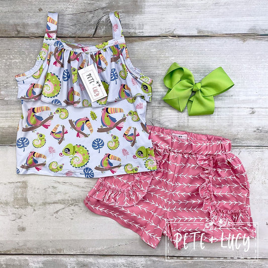 You Can Toucan - 2 pc Short Set