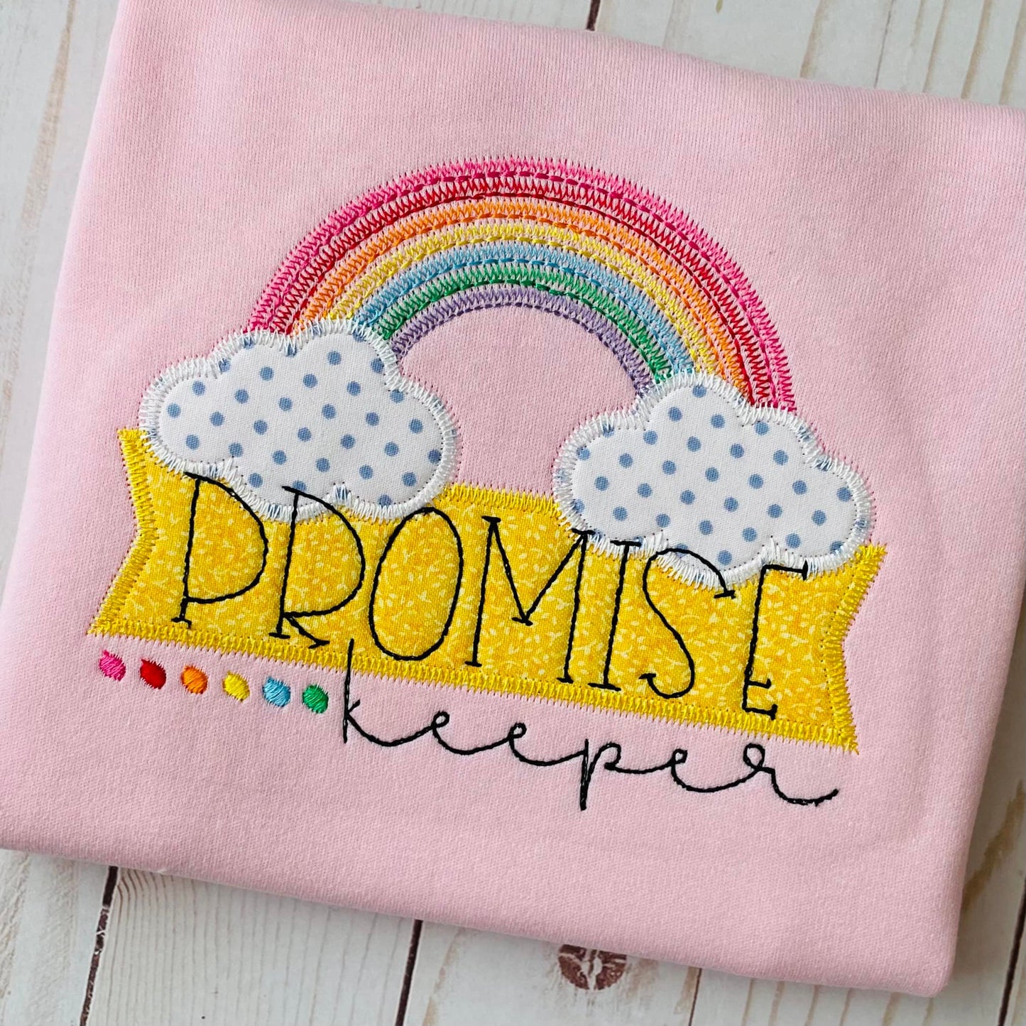 Applique - Promise Keeper - Pink Shirt