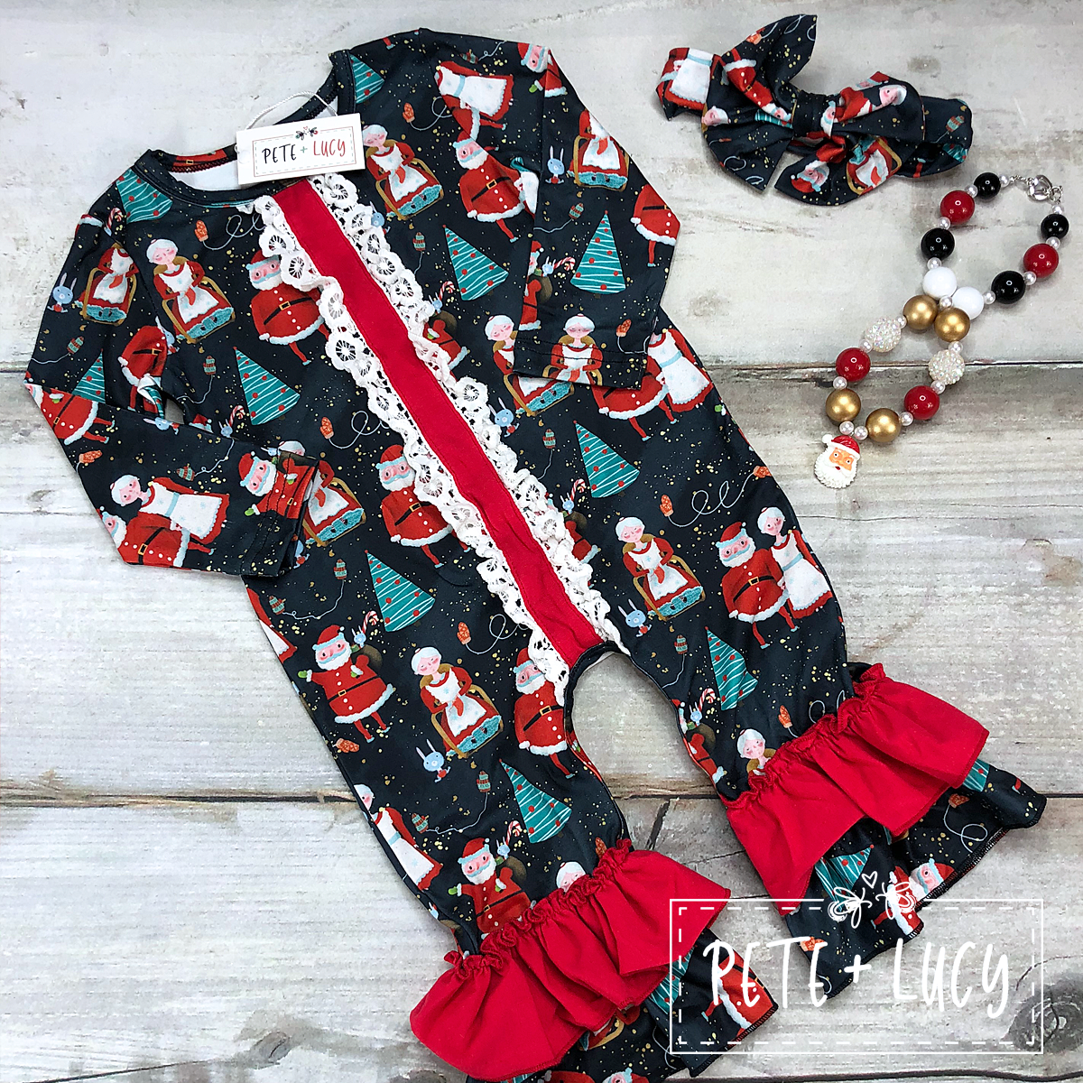 Jolly St. Nick * Romper